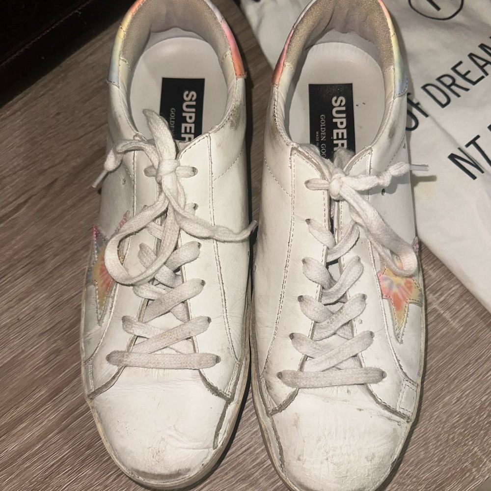 Tie-dye golden goose low top sneaker - Picture 4 of 8
